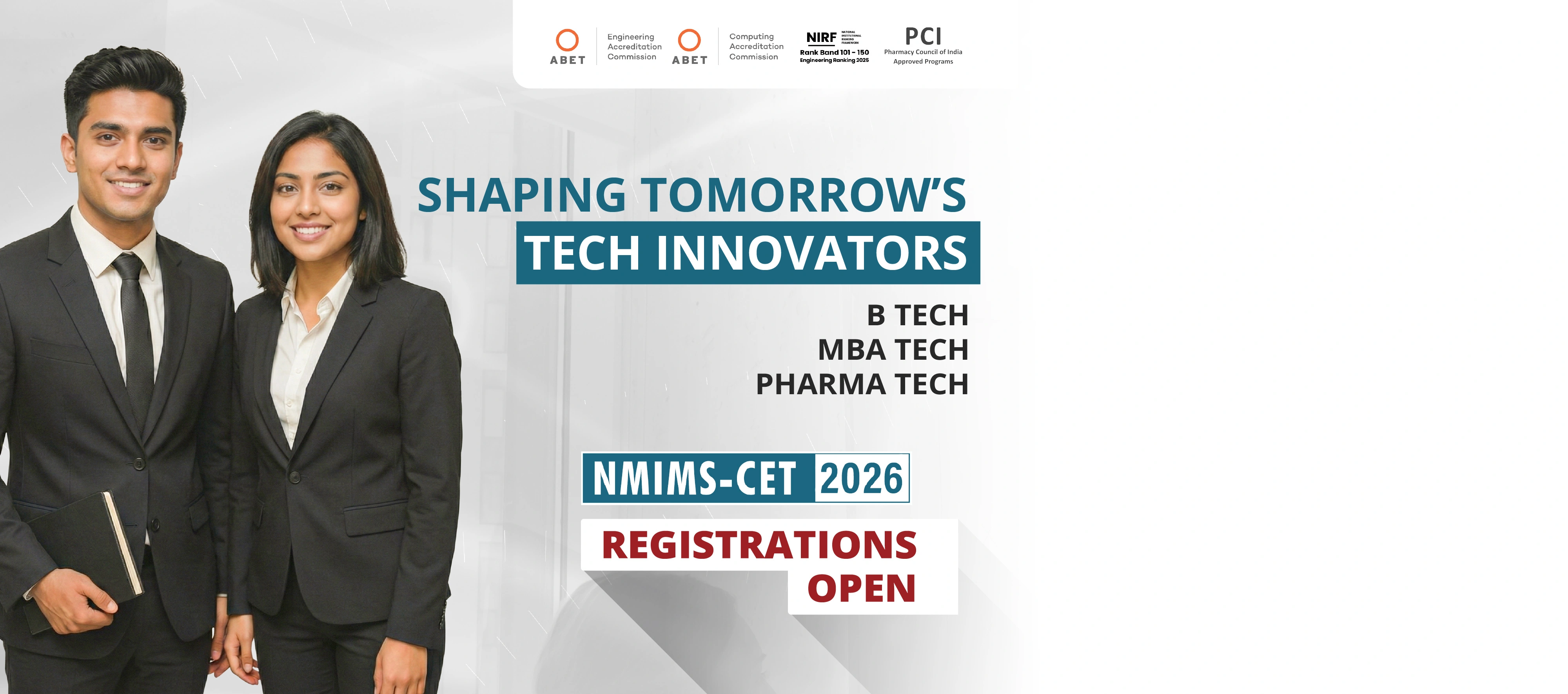 NMIMS NCET 2026 Official Entrance Exam Banner