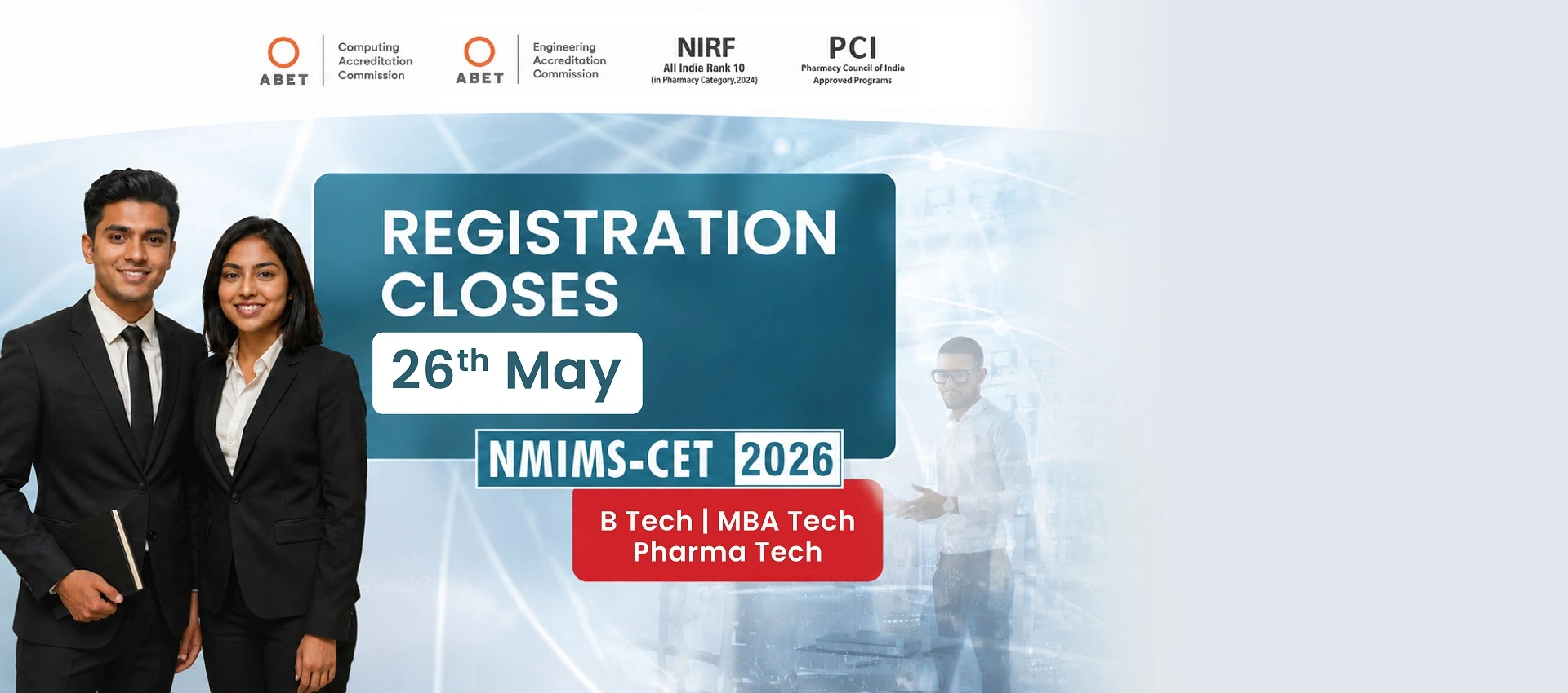 NMIMS NCET 2026 Official Entrance Exam Banner